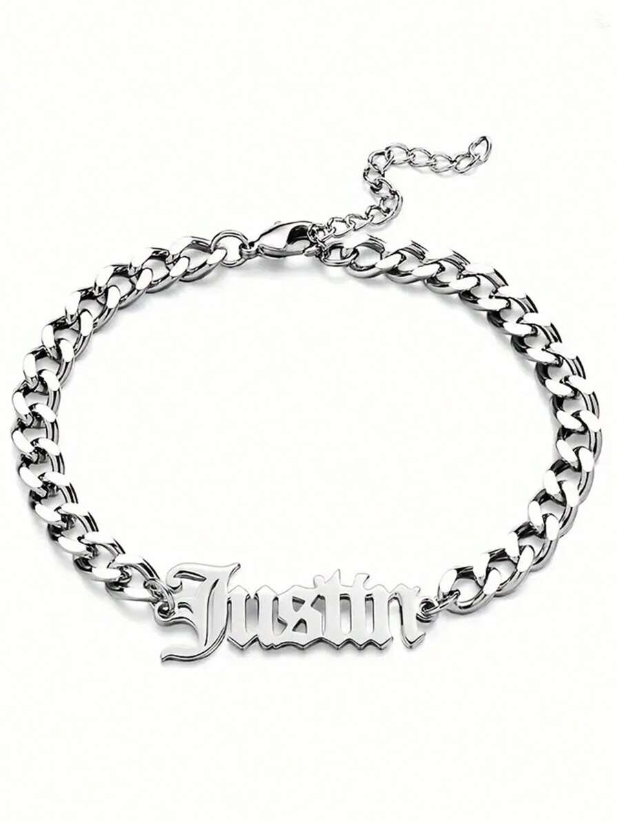 Personalized Cuban Chain Hand Chain for Both Men and Women, Custom Jewelry, Festival Gift