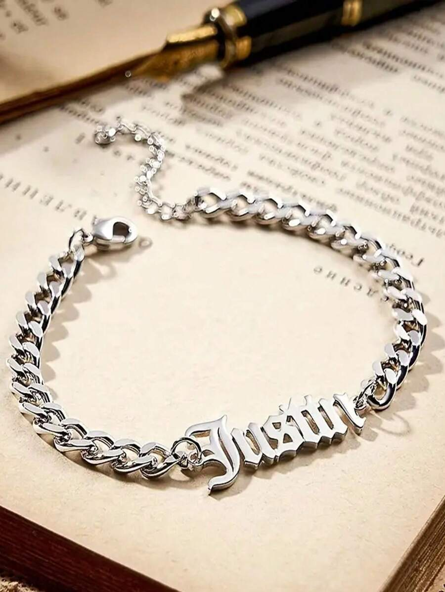 Personalized Cuban Chain Hand Chain for Both Men and Women, Custom Jewelry, Festival Gift